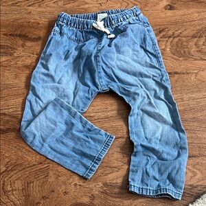 H&M Blue Sweatpants Relaxed Fit Joggers